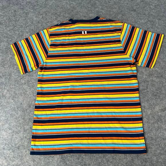 The Hundreds Men's Striped Short Sleeve 100% Cotton T-Shirt Size Small NEW - Picture 2 of 10